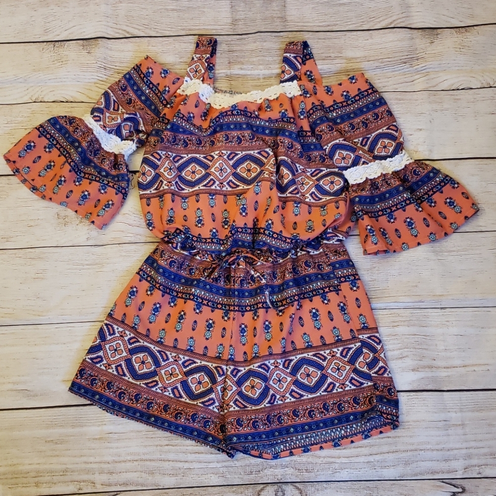 My Michelle Girls Shorts Romper M